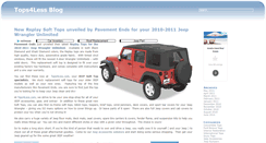 Desktop Screenshot of blog.tops4less.com