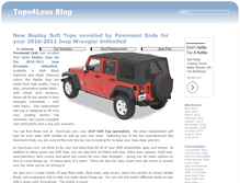 Tablet Screenshot of blog.tops4less.com